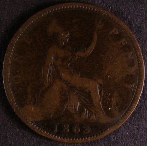 1863 over 1 [5] rev